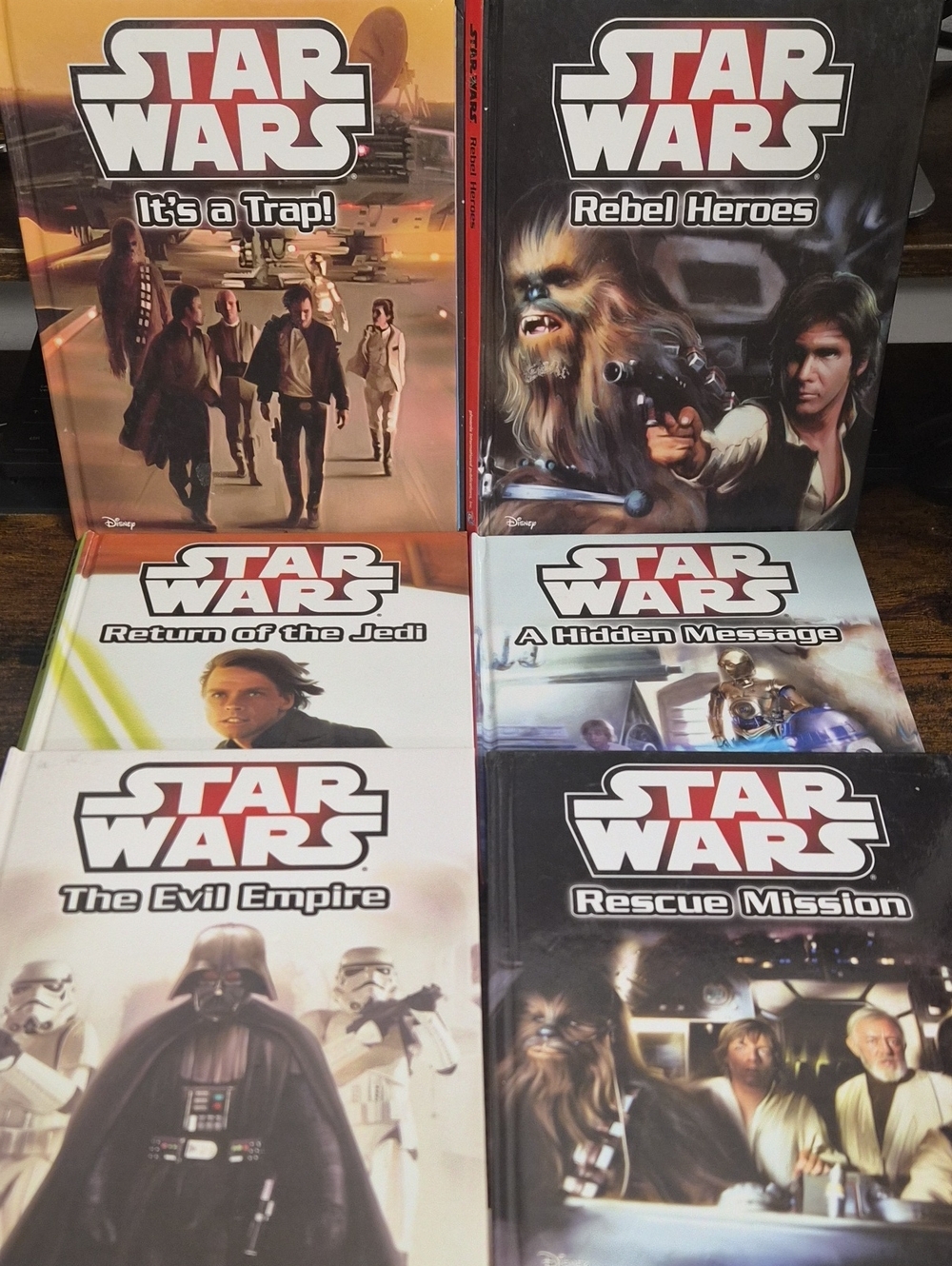 Star Wars, It's A Trap, Rebel Heroes, A Hidden Message, Rescue Mission, Evil Emp